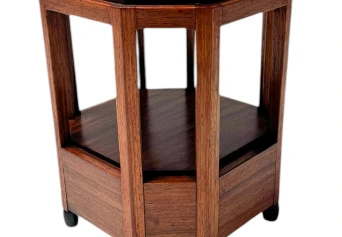 Art Deco Amsterdamse School Side Table, 1920s